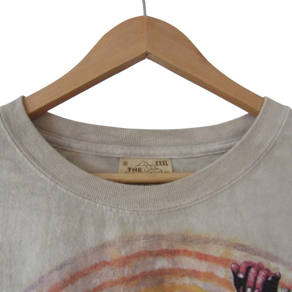 The Mountain Vintage Native American Shirt XXXL Craig Tennant Art Nature Stained - Picture 3 of 8